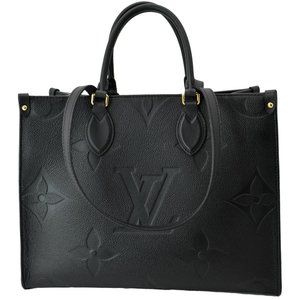 Louis Vuitton OnTheGo mm Black Monogram Empreinte - Black
